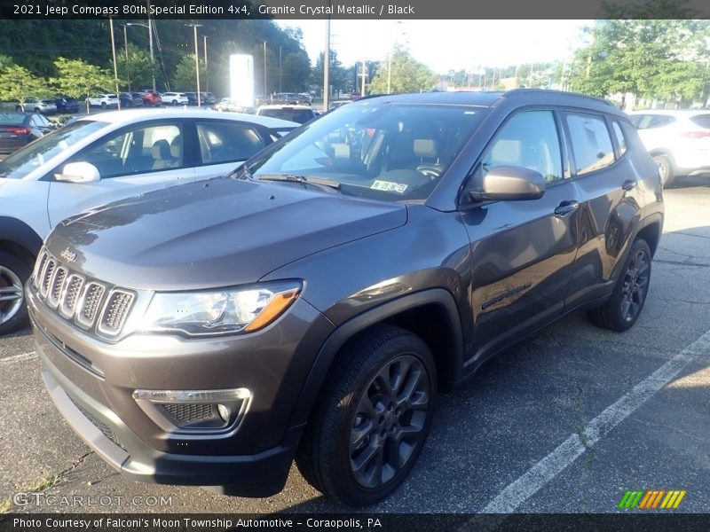 Granite Crystal Metallic / Black 2021 Jeep Compass 80th Special Edition 4x4