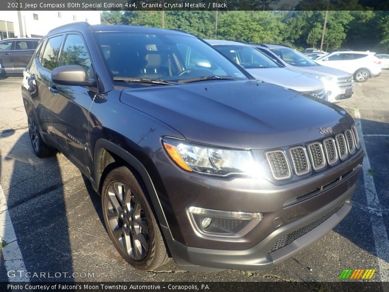 Granite Crystal Metallic / Black 2021 Jeep Compass 80th Special Edition 4x4