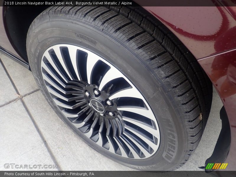Burgundy Velvet Metallic / Alpine 2018 Lincoln Navigator Black Label 4x4
