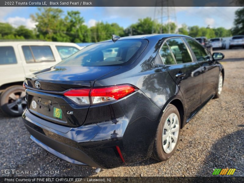 Black Sand Pearl / Black 2022 Toyota Corolla LE