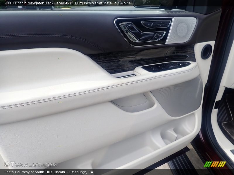 Burgundy Velvet Metallic / Alpine 2018 Lincoln Navigator Black Label 4x4