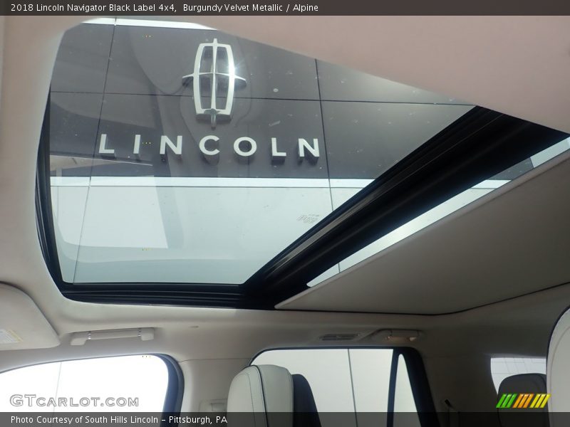 Burgundy Velvet Metallic / Alpine 2018 Lincoln Navigator Black Label 4x4