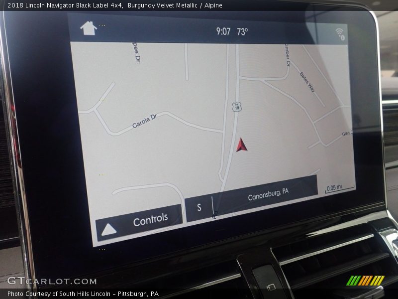 Burgundy Velvet Metallic / Alpine 2018 Lincoln Navigator Black Label 4x4