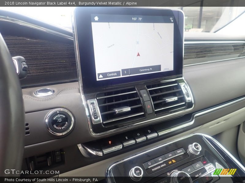Burgundy Velvet Metallic / Alpine 2018 Lincoln Navigator Black Label 4x4