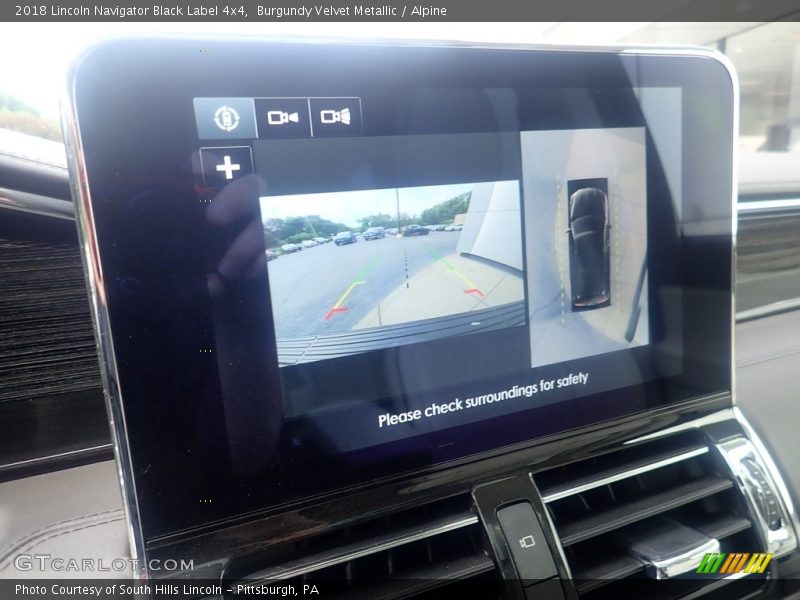Burgundy Velvet Metallic / Alpine 2018 Lincoln Navigator Black Label 4x4