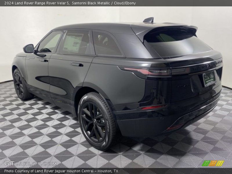 Santorini Black Metallic / Cloud/Ebony 2024 Land Rover Range Rover Velar S