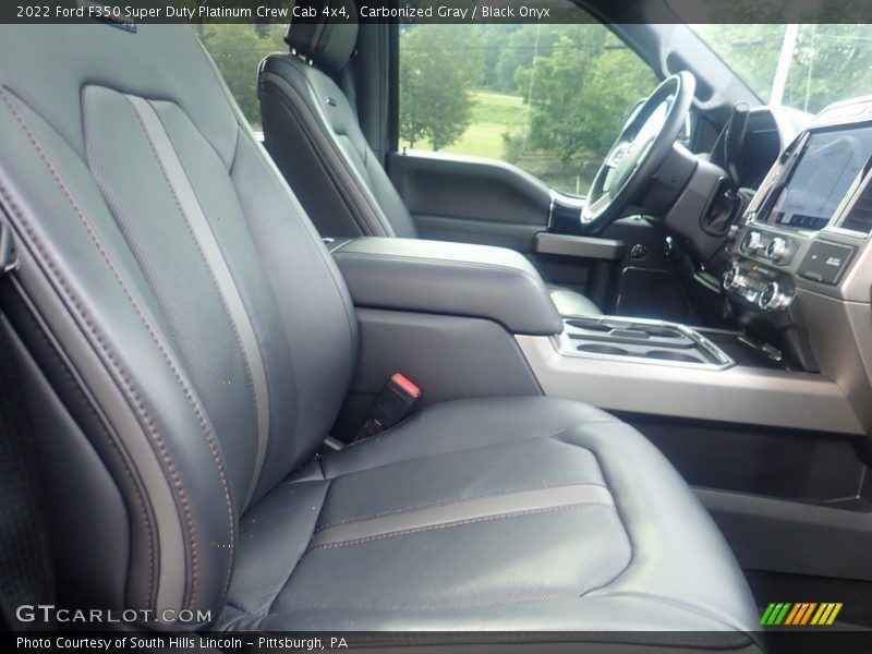 Carbonized Gray / Black Onyx 2022 Ford F350 Super Duty Platinum Crew Cab 4x4