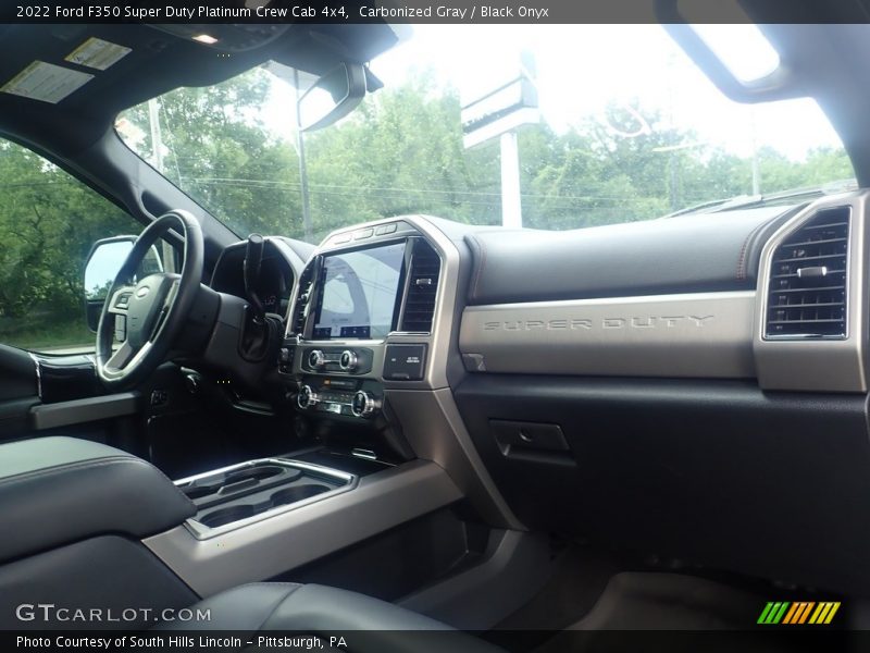 Carbonized Gray / Black Onyx 2022 Ford F350 Super Duty Platinum Crew Cab 4x4