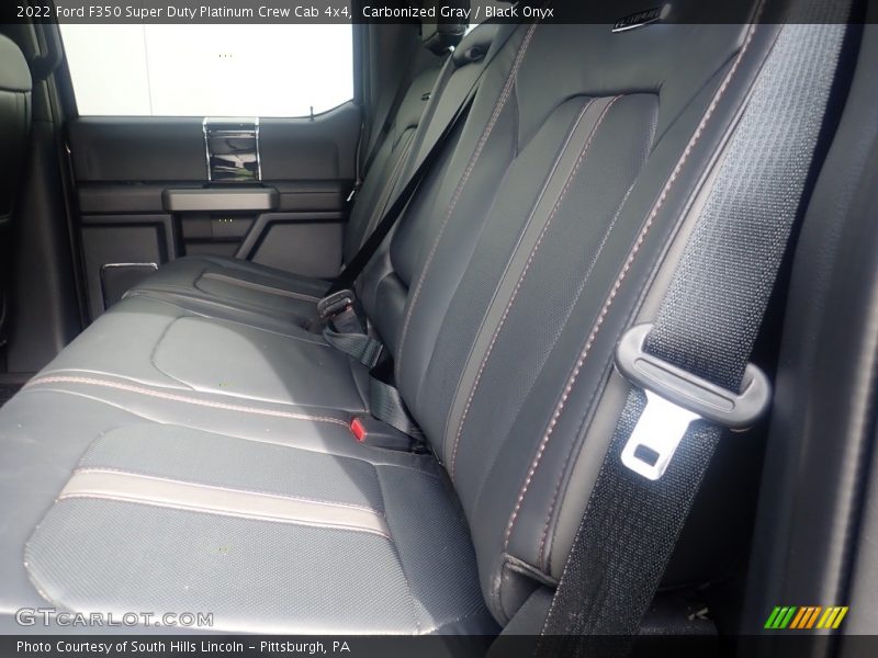Rear Seat of 2022 F350 Super Duty Platinum Crew Cab 4x4