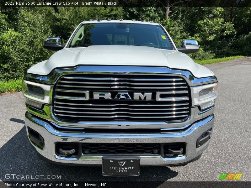 Bright White / Black 2022 Ram 2500 Laramie Crew Cab 4x4