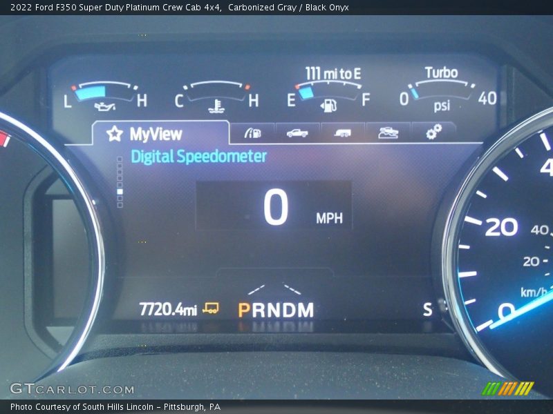  2022 F350 Super Duty Platinum Crew Cab 4x4 Platinum Crew Cab 4x4 Gauges