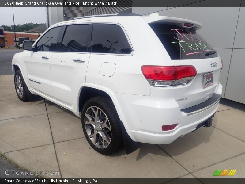 Bright White / Black 2020 Jeep Grand Cherokee Overland 4x4