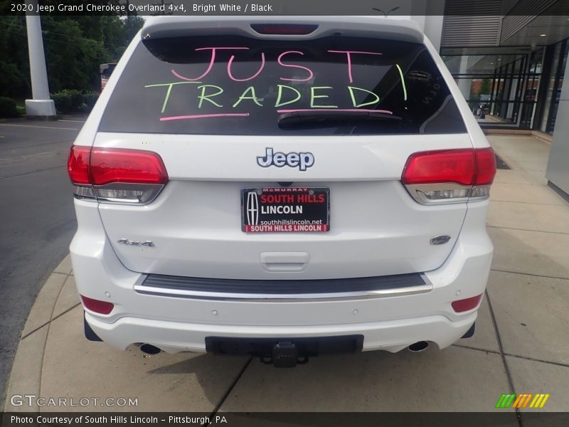 Bright White / Black 2020 Jeep Grand Cherokee Overland 4x4