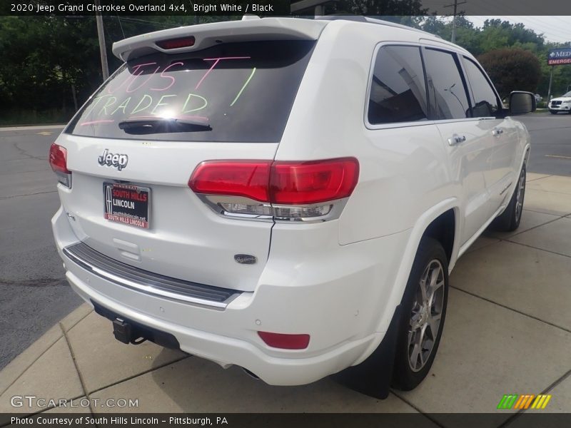 Bright White / Black 2020 Jeep Grand Cherokee Overland 4x4