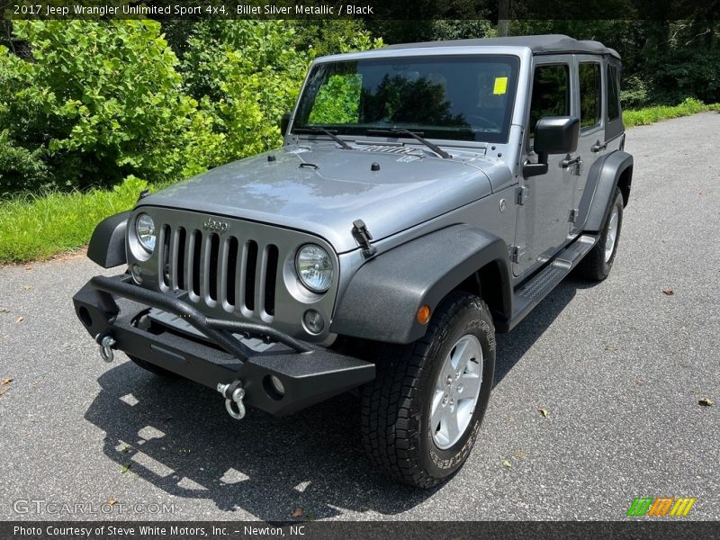 Billet Silver Metallic / Black 2017 Jeep Wrangler Unlimited Sport 4x4