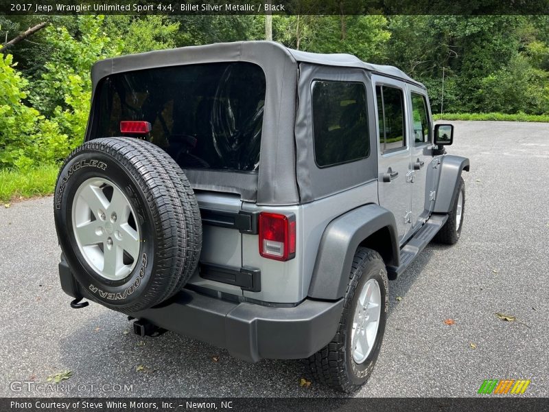 Billet Silver Metallic / Black 2017 Jeep Wrangler Unlimited Sport 4x4