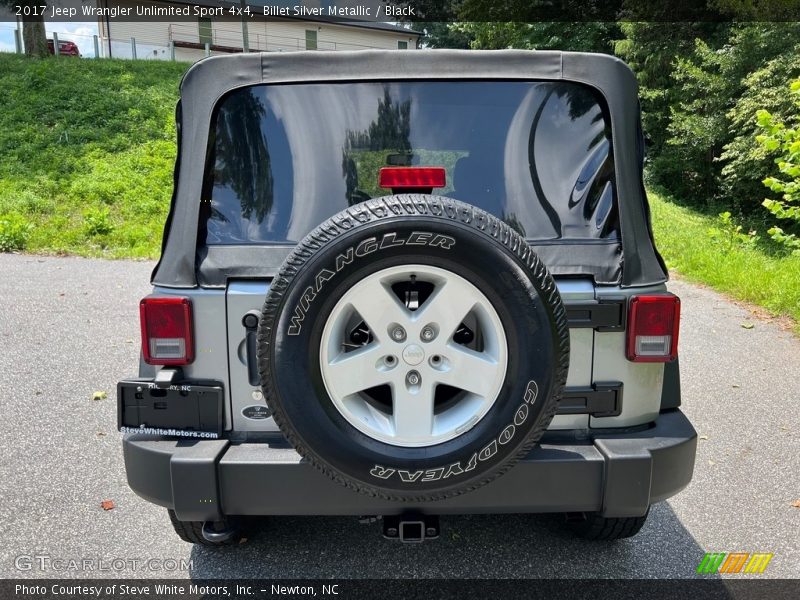 Billet Silver Metallic / Black 2017 Jeep Wrangler Unlimited Sport 4x4