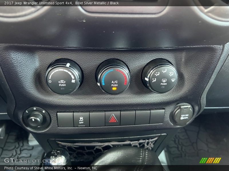 Billet Silver Metallic / Black 2017 Jeep Wrangler Unlimited Sport 4x4