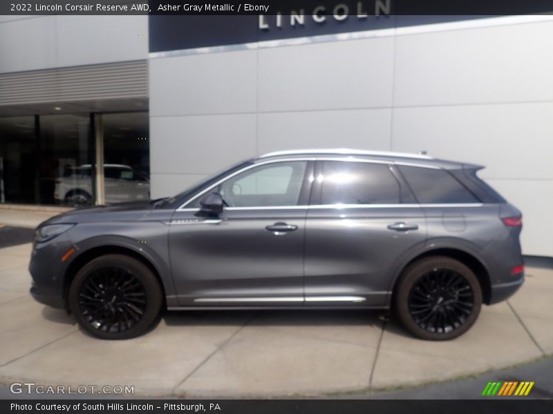 Asher Gray Metallic / Ebony 2022 Lincoln Corsair Reserve AWD