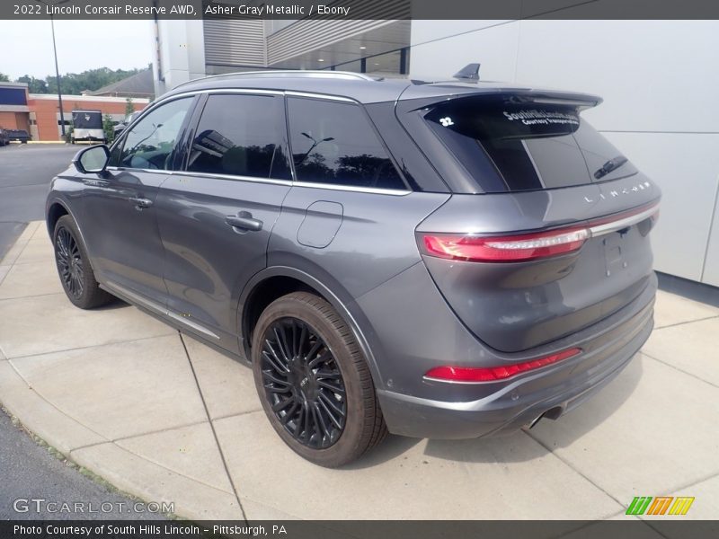 Asher Gray Metallic / Ebony 2022 Lincoln Corsair Reserve AWD
