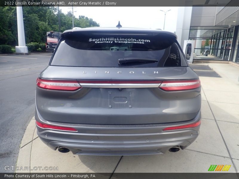 Asher Gray Metallic / Ebony 2022 Lincoln Corsair Reserve AWD