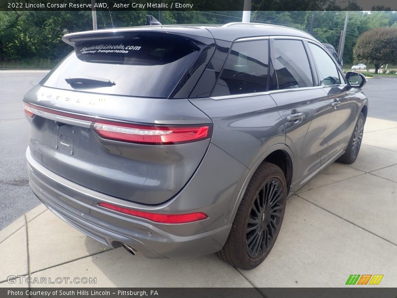 Asher Gray Metallic / Ebony 2022 Lincoln Corsair Reserve AWD