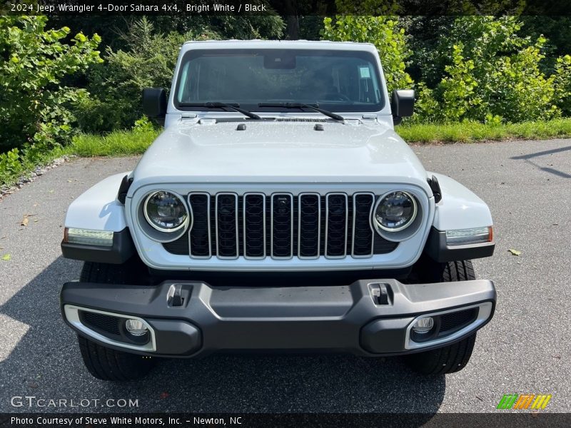 Bright White / Black 2024 Jeep Wrangler 4-Door Sahara 4x4