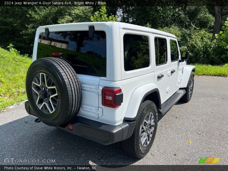 Bright White / Black 2024 Jeep Wrangler 4-Door Sahara 4x4