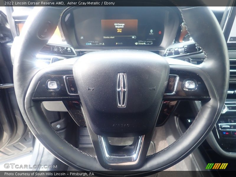 Asher Gray Metallic / Ebony 2022 Lincoln Corsair Reserve AWD