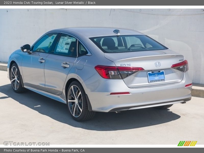 Lunar Silver Metallic / Black 2023 Honda Civic Touring Sedan