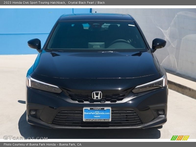 Crystal Black Pearl / Black 2023 Honda Civic Sport Touring Hatchback
