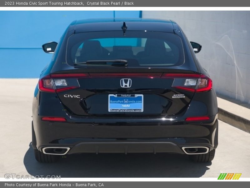 Crystal Black Pearl / Black 2023 Honda Civic Sport Touring Hatchback