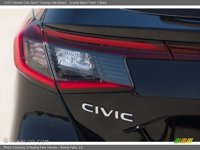 Crystal Black Pearl / Black 2023 Honda Civic Sport Touring Hatchback