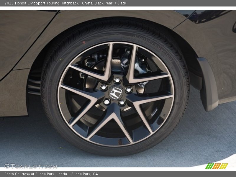 Crystal Black Pearl / Black 2023 Honda Civic Sport Touring Hatchback