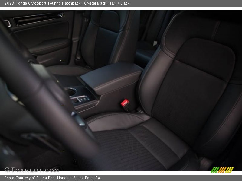 Crystal Black Pearl / Black 2023 Honda Civic Sport Touring Hatchback