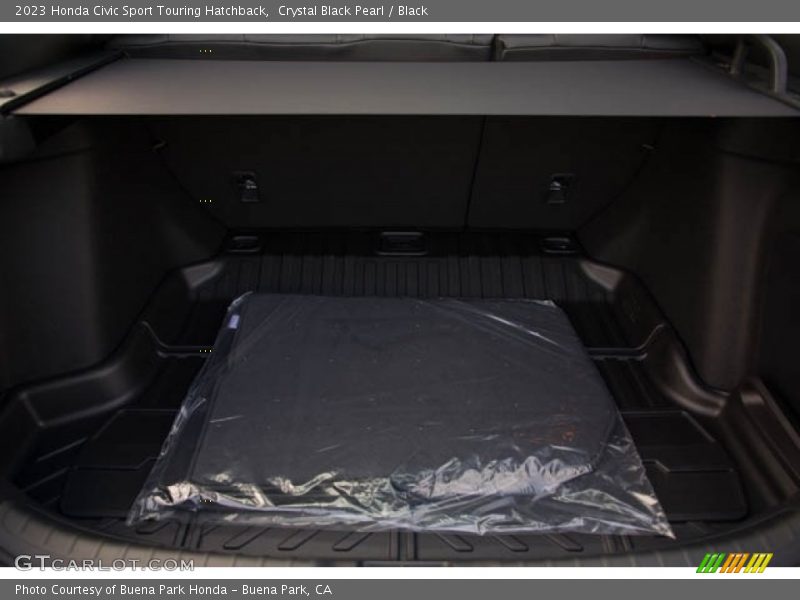 Crystal Black Pearl / Black 2023 Honda Civic Sport Touring Hatchback