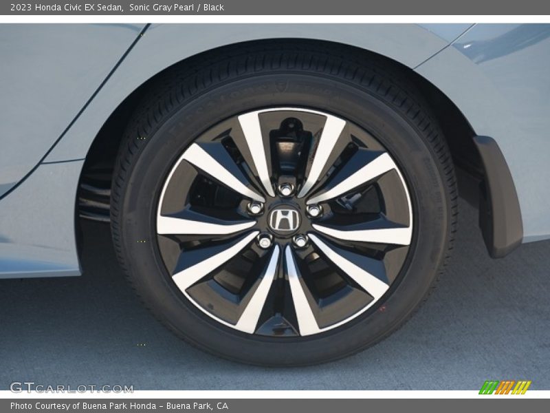 Sonic Gray Pearl / Black 2023 Honda Civic EX Sedan