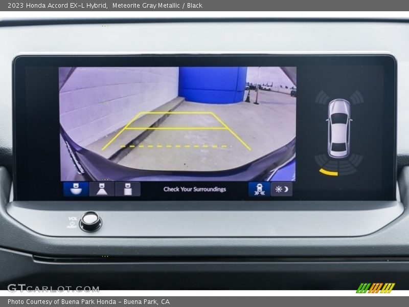 Meteorite Gray Metallic / Black 2023 Honda Accord EX-L Hybrid