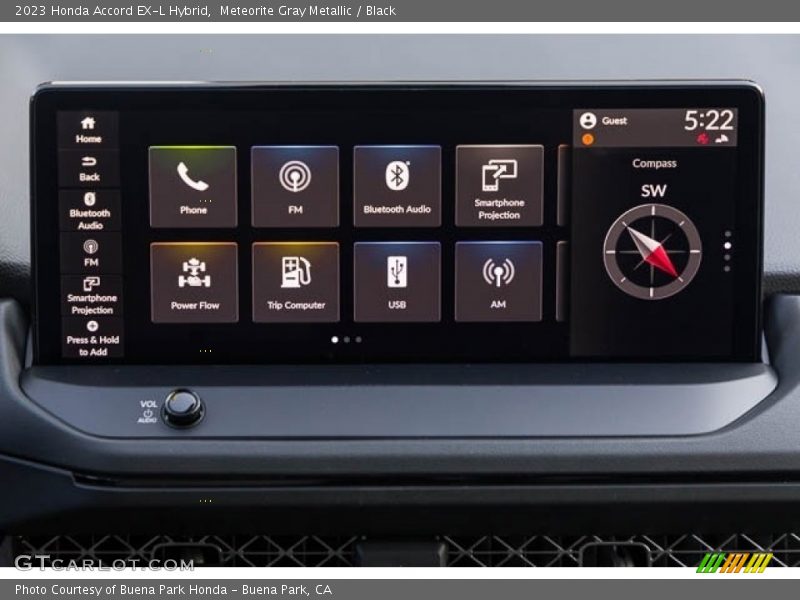 Meteorite Gray Metallic / Black 2023 Honda Accord EX-L Hybrid