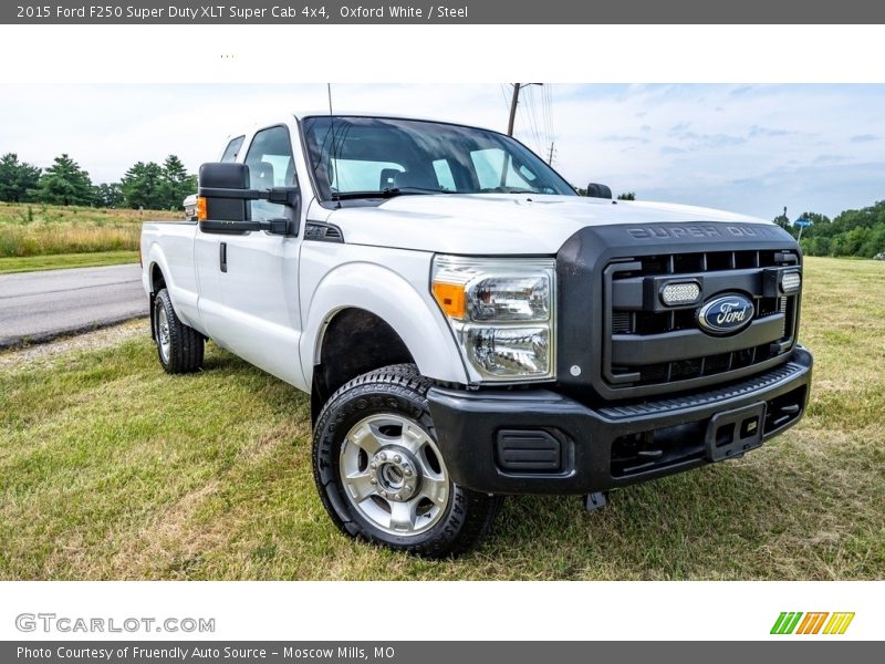 Oxford White / Steel 2015 Ford F250 Super Duty XLT Super Cab 4x4