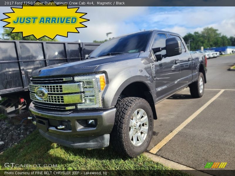 Magnetic / Black 2017 Ford F250 Super Duty Platinum Crew Cab 4x4
