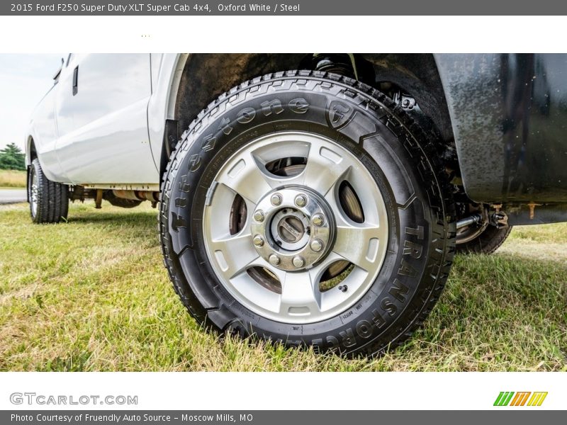 Oxford White / Steel 2015 Ford F250 Super Duty XLT Super Cab 4x4