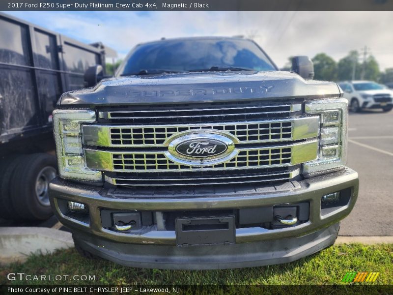 Magnetic / Black 2017 Ford F250 Super Duty Platinum Crew Cab 4x4