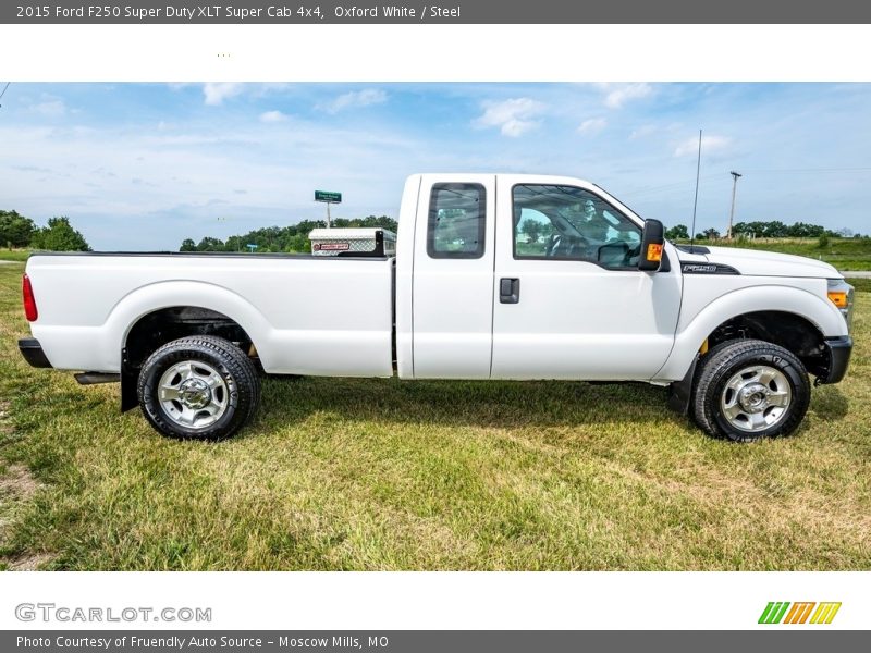 Oxford White / Steel 2015 Ford F250 Super Duty XLT Super Cab 4x4