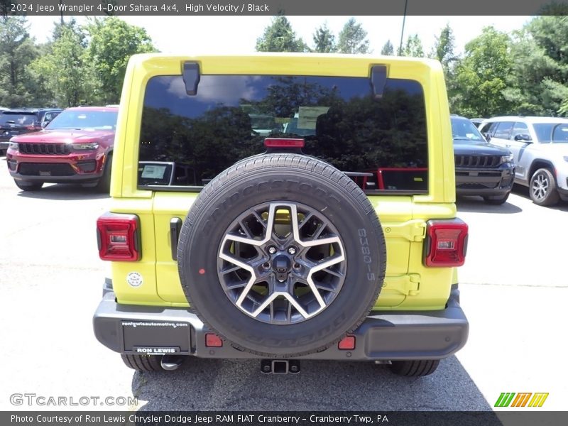 High Velocity / Black 2024 Jeep Wrangler 4-Door Sahara 4x4