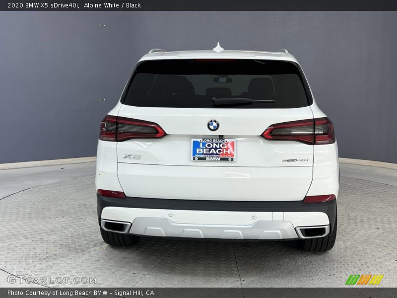 Alpine White / Black 2020 BMW X5 sDrive40i