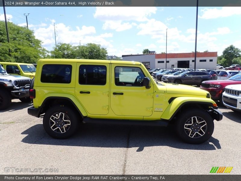 High Velocity / Black 2024 Jeep Wrangler 4-Door Sahara 4x4