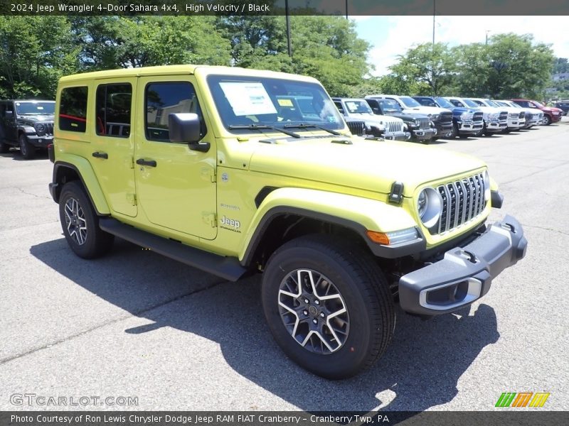 Front 3/4 View of 2024 Wrangler 4-Door Sahara 4x4