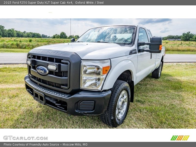 Oxford White / Steel 2015 Ford F250 Super Duty XLT Super Cab 4x4