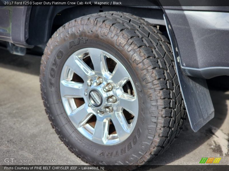 Magnetic / Black 2017 Ford F250 Super Duty Platinum Crew Cab 4x4